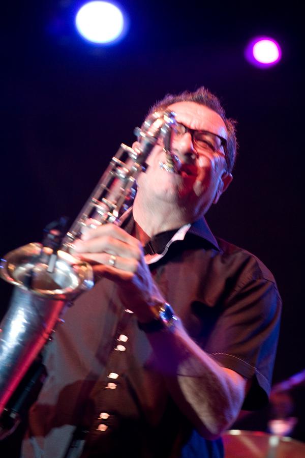Larry Klimas on saxophone