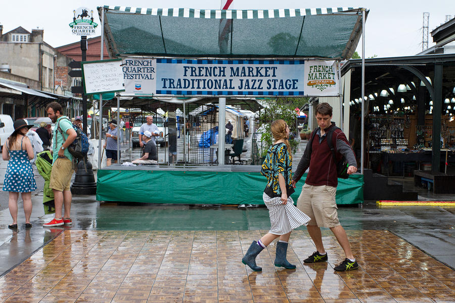 French Market Stage moved