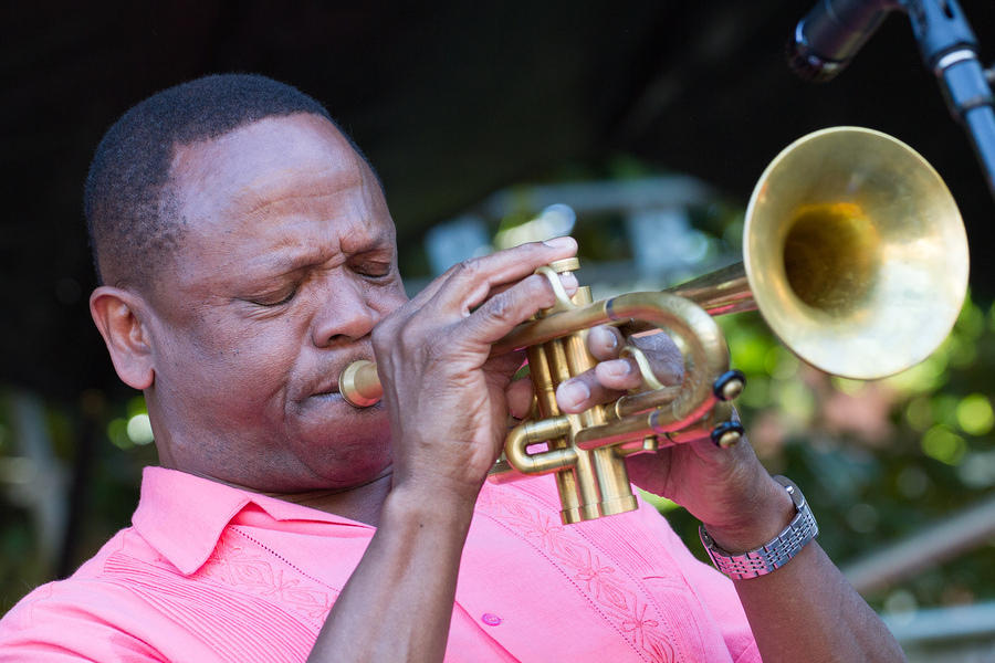 Leroy Jones on trumpet