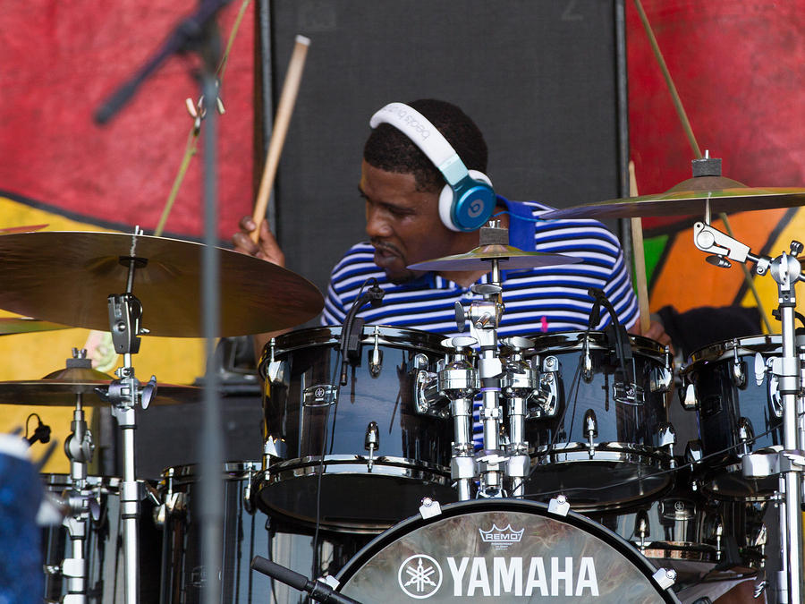 Terrence Houston on drums