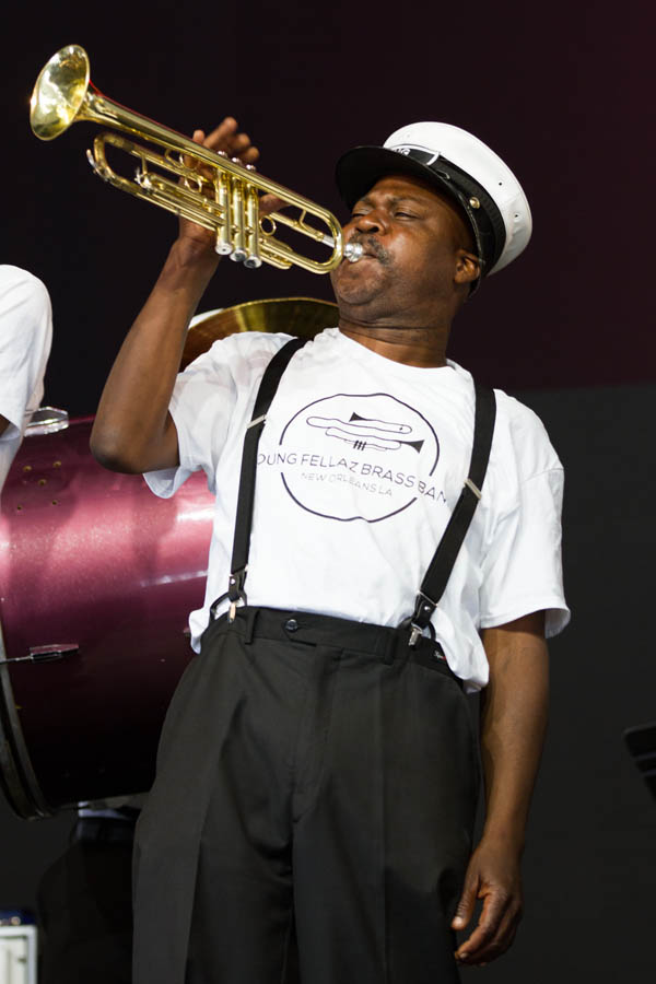Kenneth Terry on trumpet