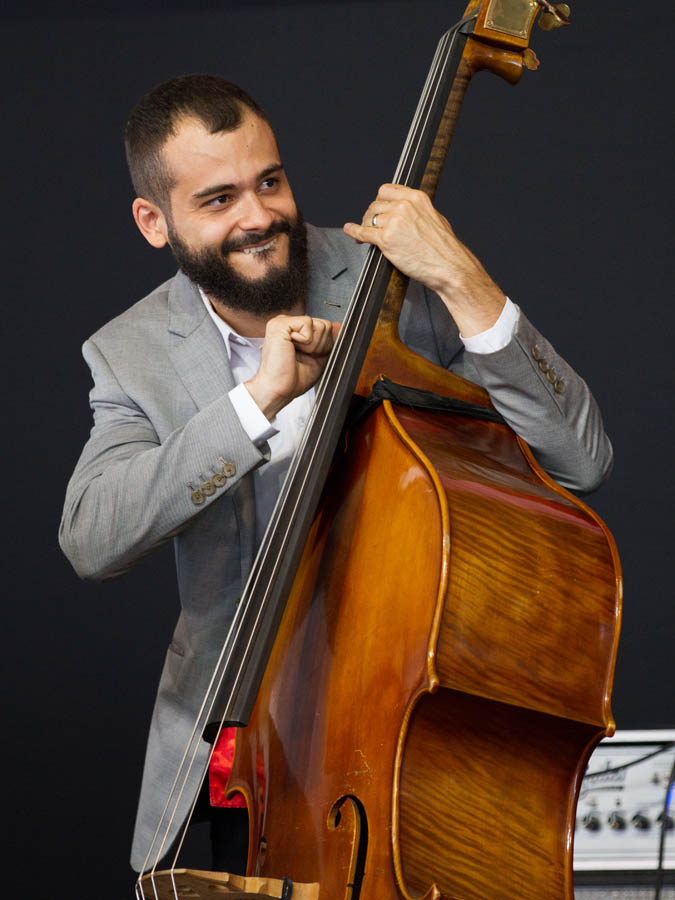 Max on upright bass