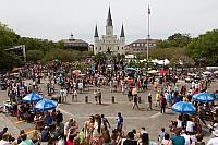 Jackson Square and Decatur Street