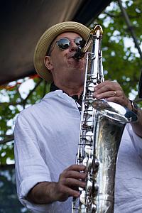Tony Dagradi on saxophone