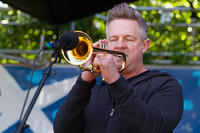Jeremy Davenport on trumpet
