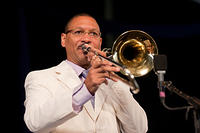 Delfeayo Marsalis on slide trombone