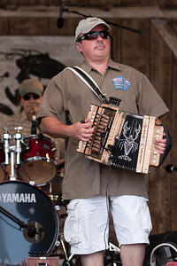 Jimmey Breaux on accordian