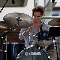 Nick Solnick on drums