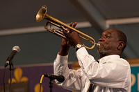 Gregg Stafford on trumpet