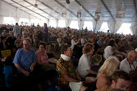 Jazz Tent crowd for Astral Project