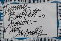 Jimmy Buffet, acoustic with Mac McAnally