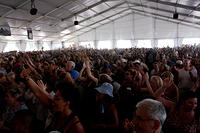 Jazz tent crowd for John Boutte
