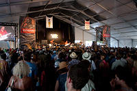 Jazz tent crowd for Herbie Hancock and his Band