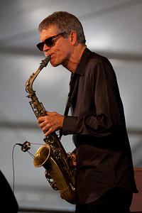 David Sanborn on saxophone