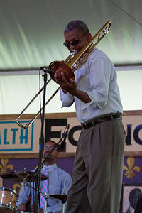 Lucien Barbarin on trombone