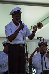 Gregg Stafford on trumpet
