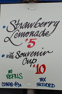 Strawberry Lemonade menu