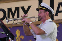 Greg Merritt on trumpet