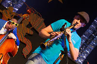 Rex Gregory on saxophone