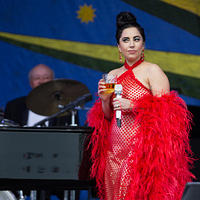 Lady Gaga has a cocktail