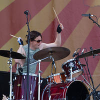 Cody Dickinson on drums