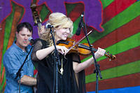 Alison Krauss on violin