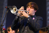 John Michael Bradford on trumpet