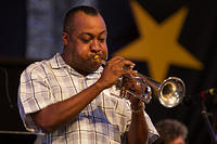 Jamil Sharif on trumpet
