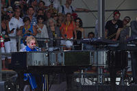 Elton John on piano