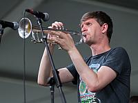 Mike Maher on trumpet