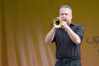 Mark Braud on trumpet