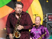 Tom Politzer on saxophone