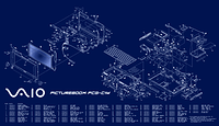 Sony VAIO PCG-C1M Picturebook Schematic Blue