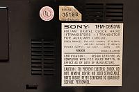 TFM-C650W Label