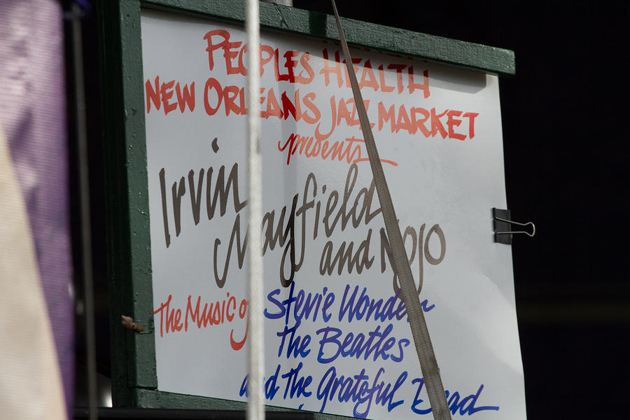 Irvin Mayfield and the New Orleans Jazz Orchestra sign