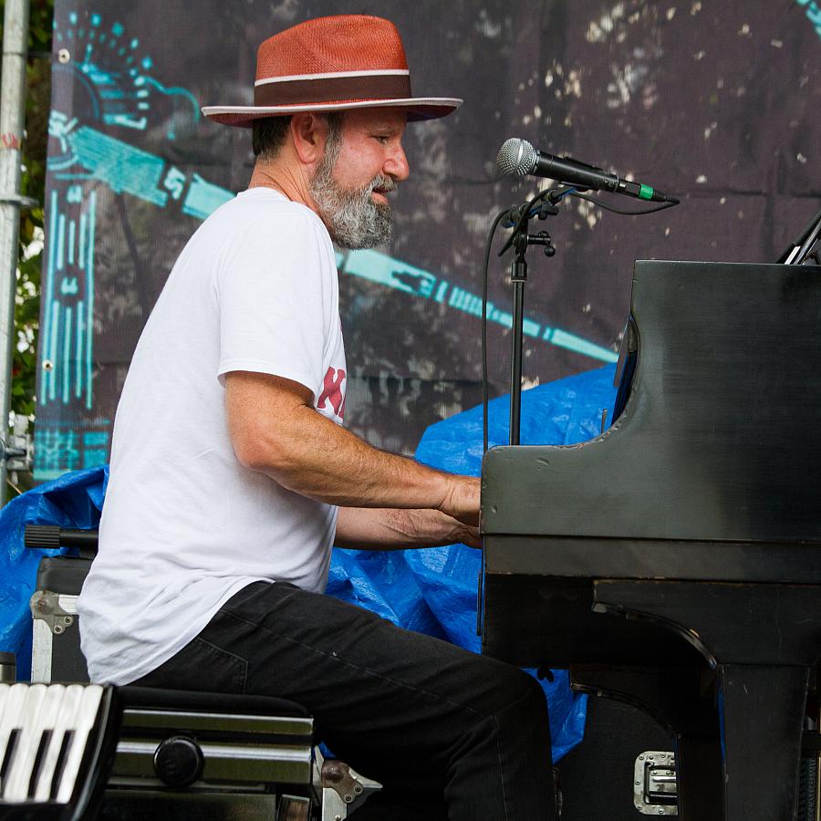 Glenn on piano