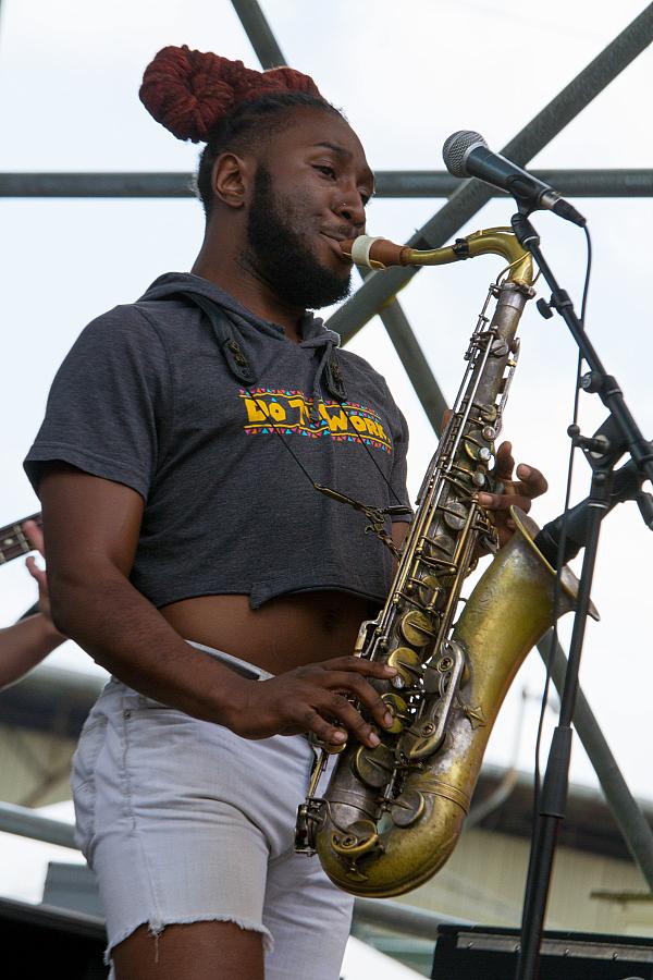 Stephen Gladney on sax