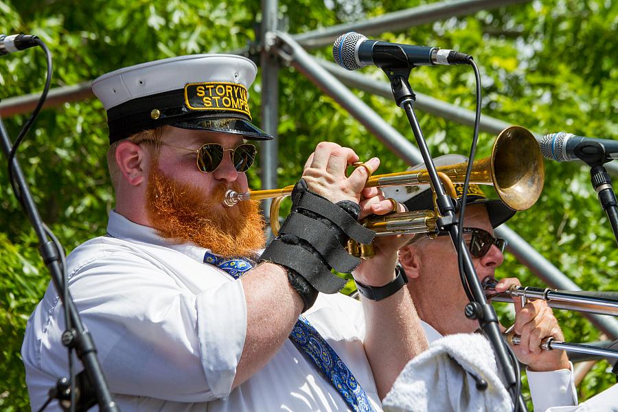 Doyle Cooper on trumpet