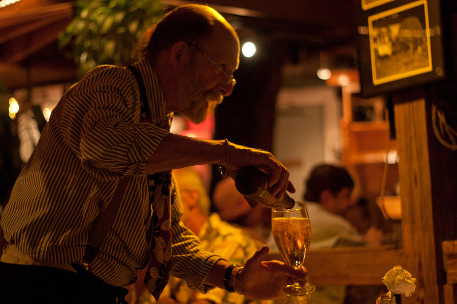 waiter at Cafe Degas