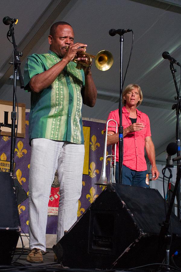 Leroy Jones on trumpet