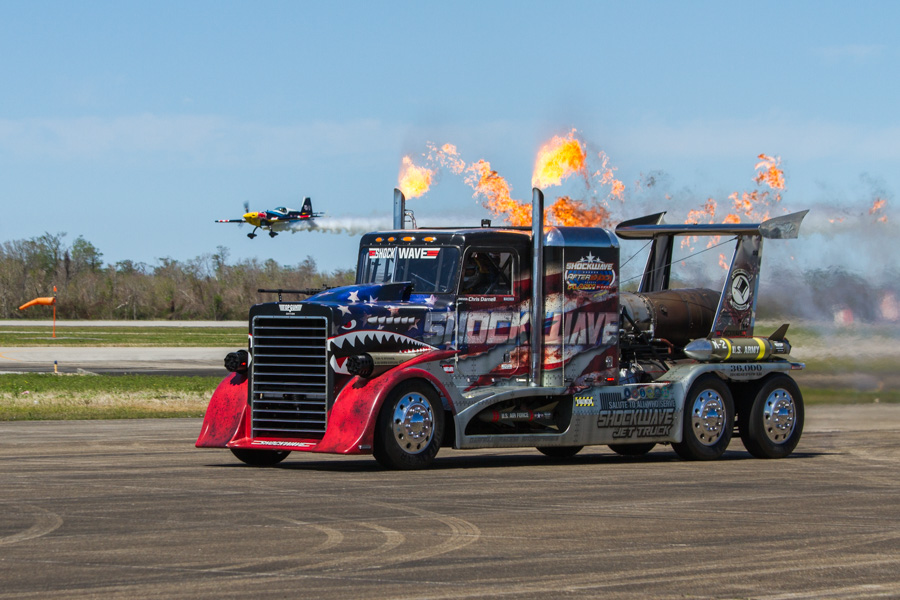 Shockwave And Flash Fire Jet Truck