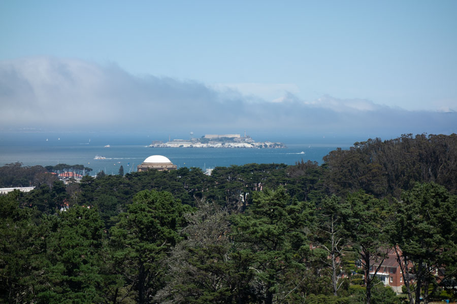 Alcatraz from The Presidio