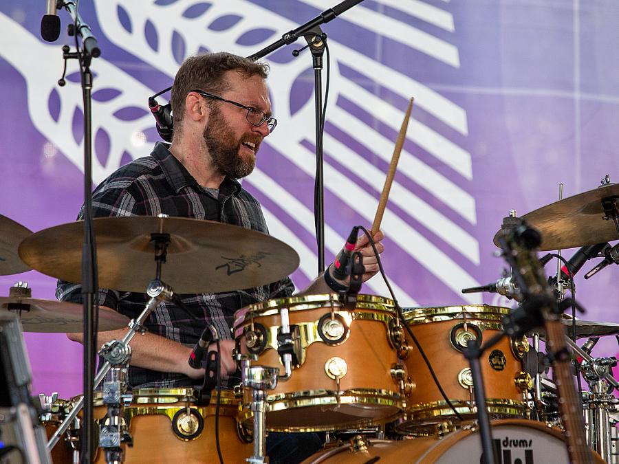 Bradley Bourgeois on drums