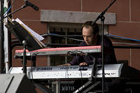 Rik Fletcher on piano