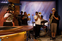 Brass-A-Holics live in studio