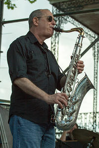 Tony Dagradi on saxophone