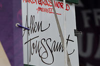 Allen Toussaint sign