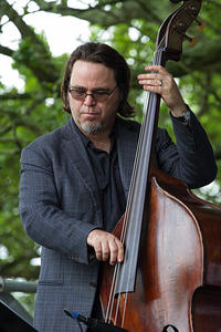 Matt Perrine on upright bass