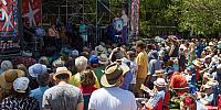 John Boutte on the Jackson Square stage