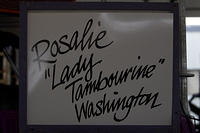 Rosalie "Lady Tambourine" Washington